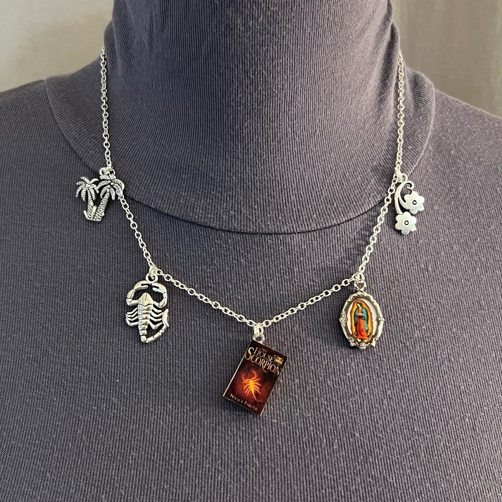 House of the Scorpion by Nancy Farmer Handmade Literature Necklace, Book Cover - Picture 5 of 15